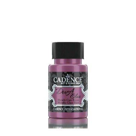 Cadence Dora Metalik Cam Boyası 3144 Sıklamen 50ML