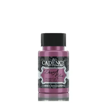 Cadence Dora Metallic Glass Paint 3144 Cyclamen 50ML