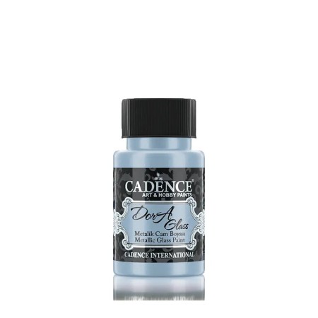 Cadence Dora Metalik Cam Boyası 3145 Aqua 50ML
