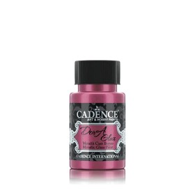 Cadence Dora Metalik Cam Boyası 3155 Parlak Fuşya 50ML