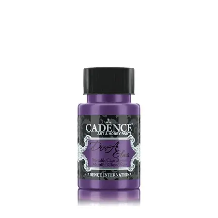 Cadence Dora Metallic Glass Paint 3156 Amethyst 50ML