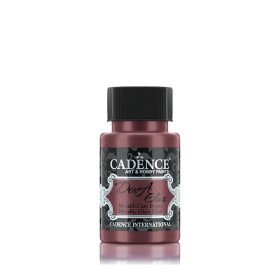 Cadence Dora Metalik Cam Boyası 3157 Parlak Vişne Çürüğü 50ML