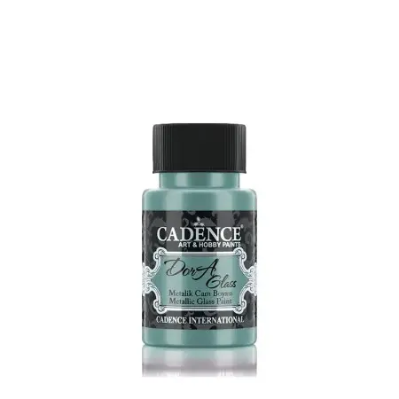 Cadence Dora Metallic Glass Paint 3163 Jade Stone 50ML
