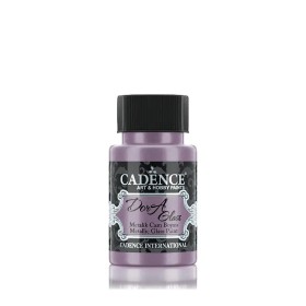 Cadence Dora Metalik Cam Boyası 3165 Buğulu Lila 50ML