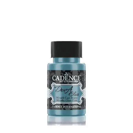 Cadence Dora Metallic Glass Paint 3166 Aegean 50ML