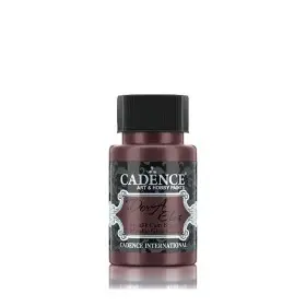 Cadence Dora Metallic Glass Paint 3168 Chestnut 50ML