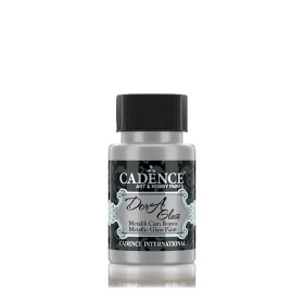 Cadence Dora Metalik Cam Boyası 3132 Gümüş 50ML