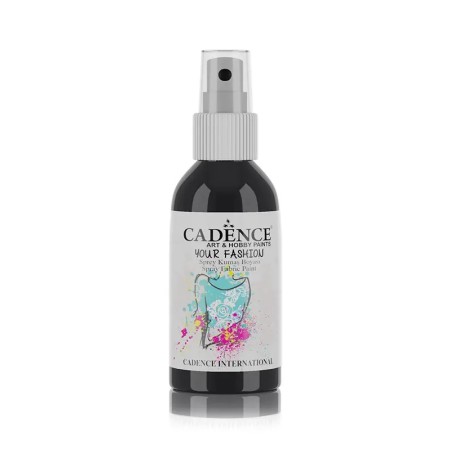 1119 Siyah Cadence Your Fashion Sprey Kumaş Boyası 100ML