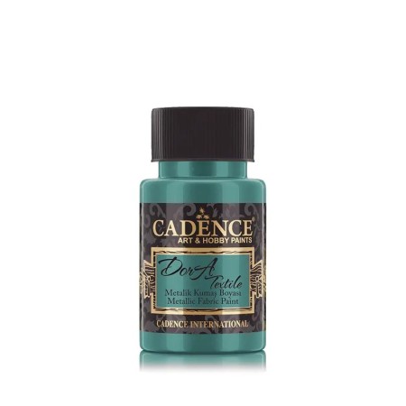 1135 Yeşil Cadence Dora Tekstil Metalik Kumaş Boyası 50ML