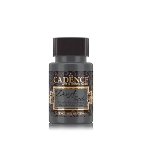 1138 Antrasit Cadence Dora Tekstil Metalik Kumaş Boyası 50ML