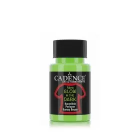 Dark Green Cadence Glow in the Dark Fabric Paint 50ML