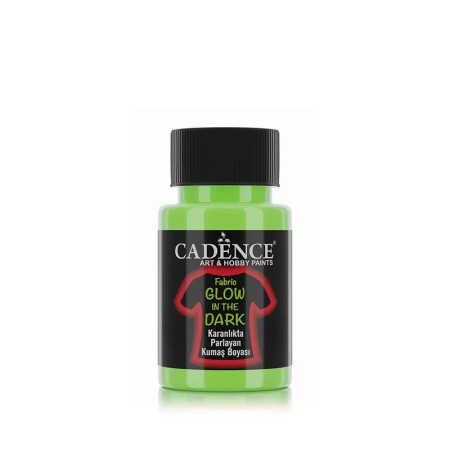 Koyu Yeşil Cadence Karanlıkta Parlayan Kumaş Boyası 50ML
