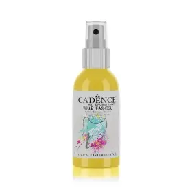 1101 Lemon Yellow Cadence Your Fashion Spray Fabric Paint 100ML