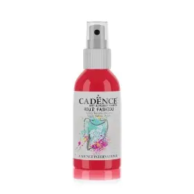 1107 Scarlet Red Cadence Your Fashion Spray Fabric Paint 100ML