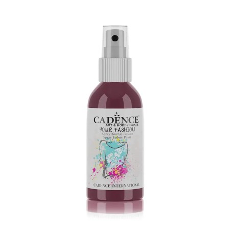 1108 Bordeaux Spray Fabric Paint 100ML