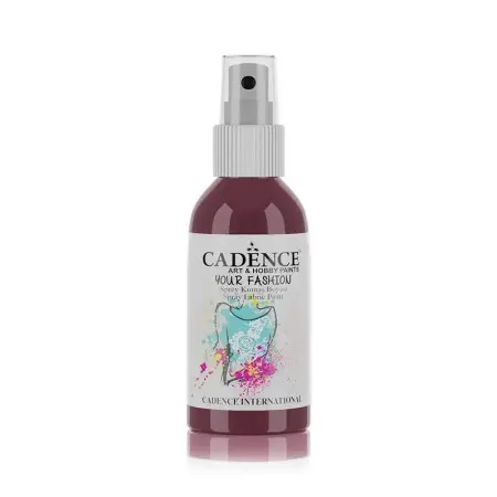 1108 Claret Red Cadence Your Fashion Spray Fabric Paint 100ML