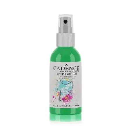 1112 Grass Green Cadence Your Fashion Spray Fabric Paint 100ML