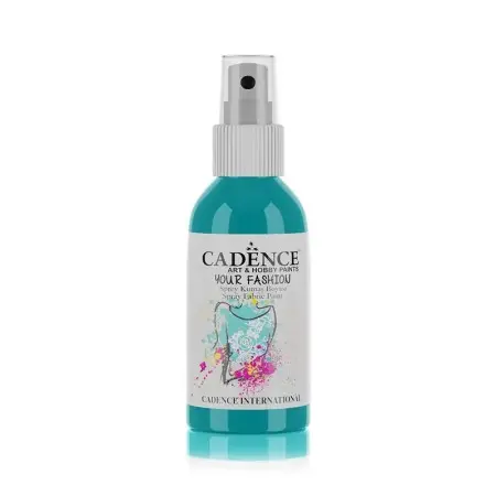 1115 Turquoise Cadence Your Fashion Spray Fabric Paint 100ML