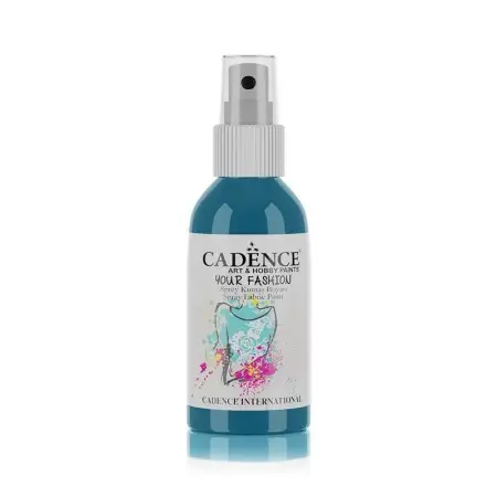 1116 Türkis Dunkel Your Fashion Stofffarbe Spray 100ML