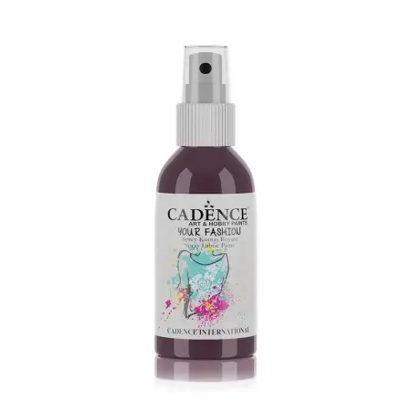 1117 Eggplant Cadence Your Fashion Spray Fabric Paint 100ML