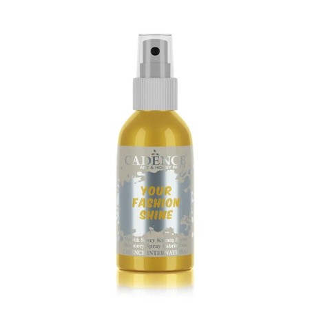 1101 Altın Cadence Metalik Your Fashion Sprey Kumaş Boyası 100ML