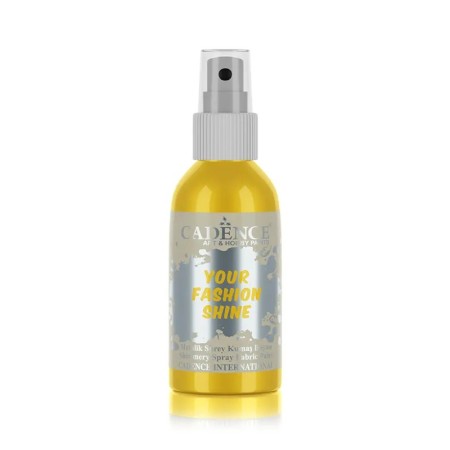 1102 Güneş Sarı Cadence Metalik Your Fashion Sprey Kumaş Boyası 100ML