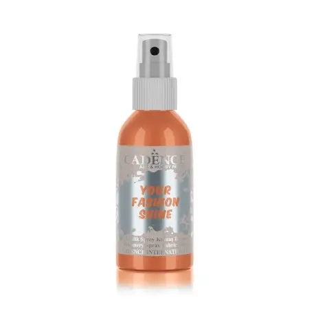 1105 Orange Cadence Metallic Your Fashion Spray Fabric Paint 100ML