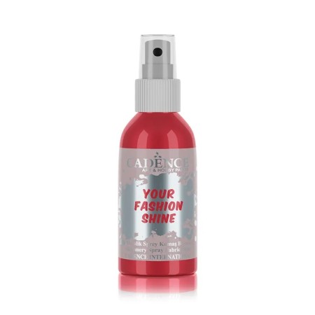 1106 Crimson Kırmızı Cadence Metalik Your Fashion Sprey Kumaş Boyası 100ML