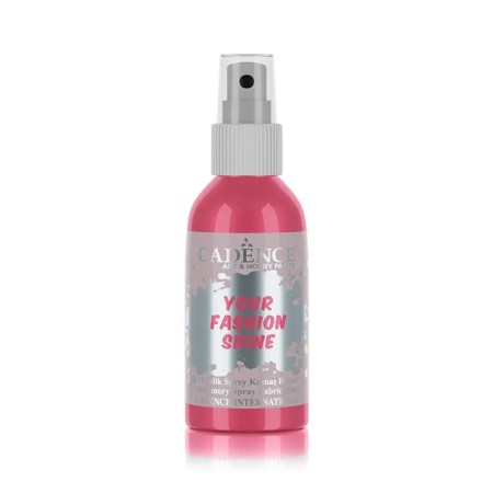 1107 Scarlet Kırmızı Cadence Metalik Your Fashion Sprey Kumaş Boyası 100ML