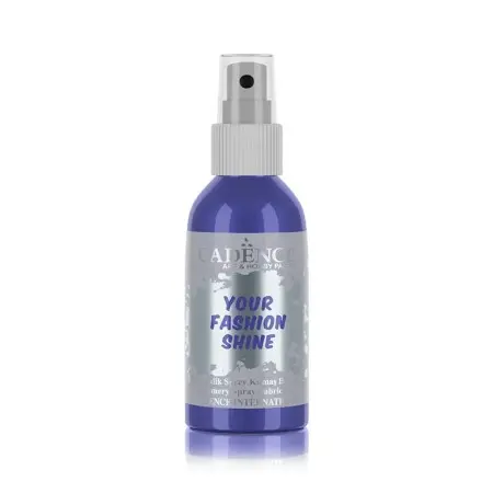 1110 Navy Blue Cadence Metallic Your Fashion Spray Fabric Paint 100ML