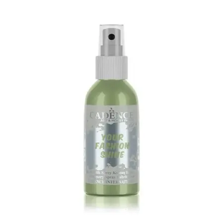 1113 Leaf Green Cadence Metallic Your Fashion Spray Fabric Paint 100ML