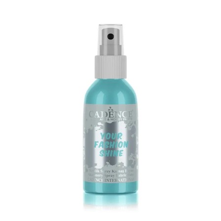1115 Turkuaz Cadence Metalik Your Fashion Sprey Kumaş Boyası 100ML