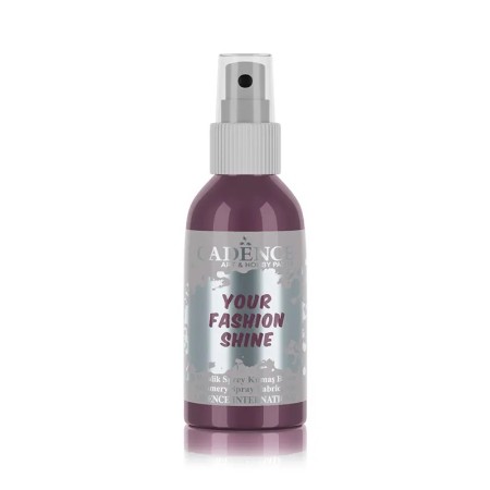 1117 Patlıcan Cadence Metalik Your Fashion Sprey Kumaş Boyası 100ML