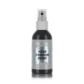 1119 Schwarz Your Fashion Metallic Stofffarbe Spray 100ML