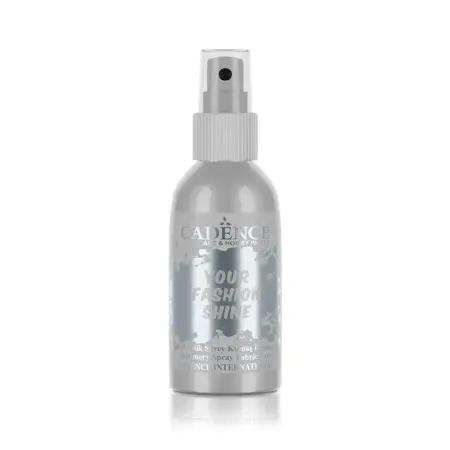 1121 Silber Your Fashion Metallic Stofffarbe Spray 100ML