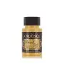 1136 Rich Gold Dora Textile Metallic Fabric Paint 50ML
