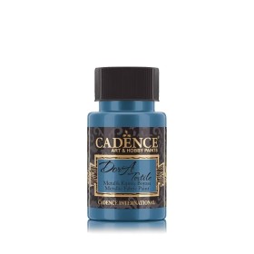 1140 Petrolium Dora Textile Metallic Fabric Paint 50ML
