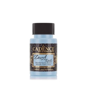 1145 Aqua Dora Textile Metallic Fabric Paint 50ML