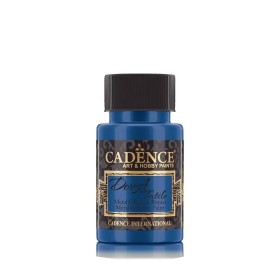 1154 Sax Blue Dora Textile Metallic Fabric Paint 50ML