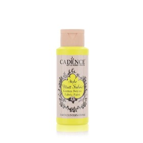 F651 Fosforlu Sarı Cadence Style Mat Kumaş Boyası 59ML
