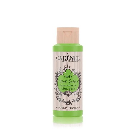 F653 Phosphorous Green Matt Fabric Paint 59ML