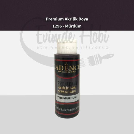 Premium Akrilik Boya 1296 Mürdüm 70ML