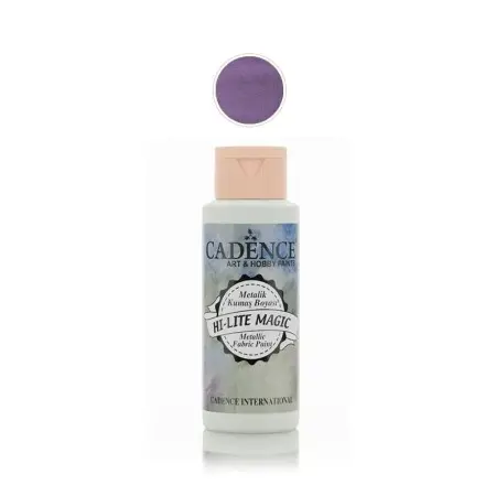 FM1359 Mor Cadence Hi-lite Metalik Kumaş Boyası 59ML