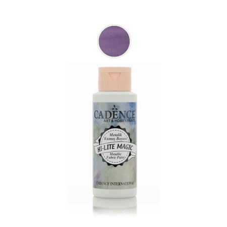 FM1359 Purple Hi-lite Metallic Fabric Paint 59ML