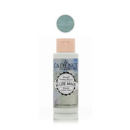 FM1389 Green Hi-lite Metallic Fabric Paint 59ML