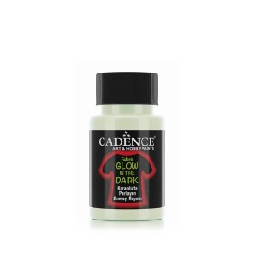 Natural Green Glow in Dark Fabric Paint 50ML