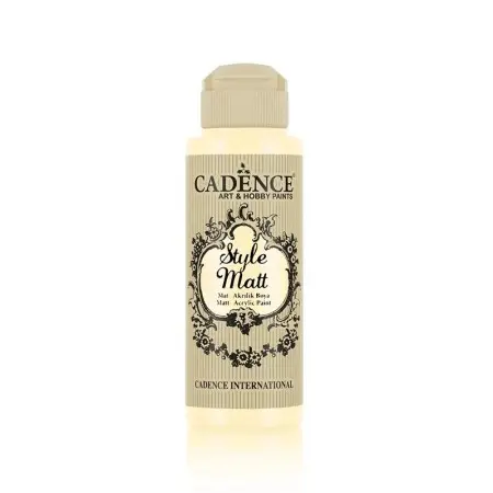 S9008 Vanilya Sarı  Mat Akrilik Boya 120ML