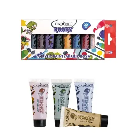 Kooky 8-Piece Acrylic Paint Set 20ML