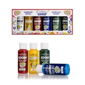 Kooky 6er Acrylfarbe Set 59ML