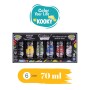 Kooky 6'lı Hibrit Multisurface Akrilik Boya Seti 70ML